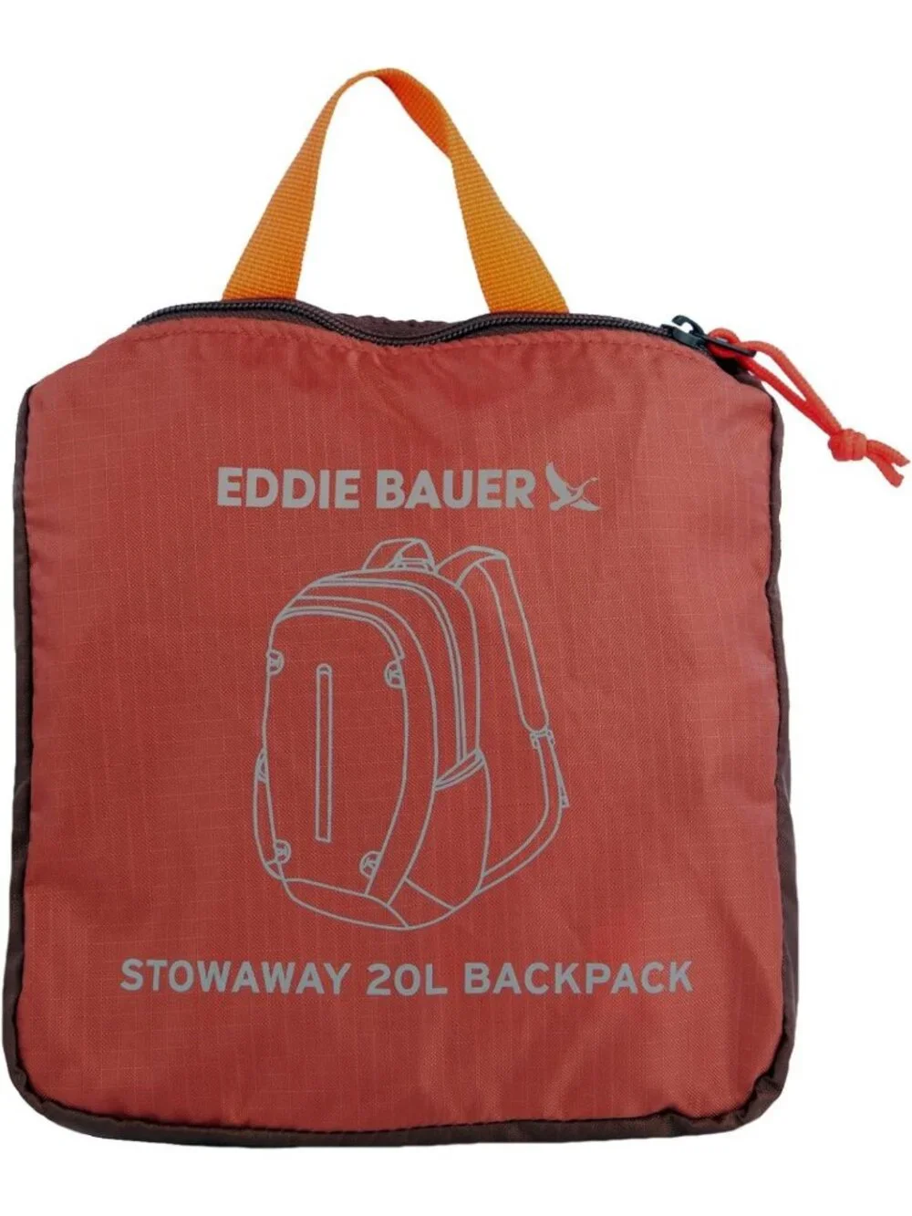 Packable Maroon Backpack, Lightweight 20L Travel Bag, Water-Resistant Daypack